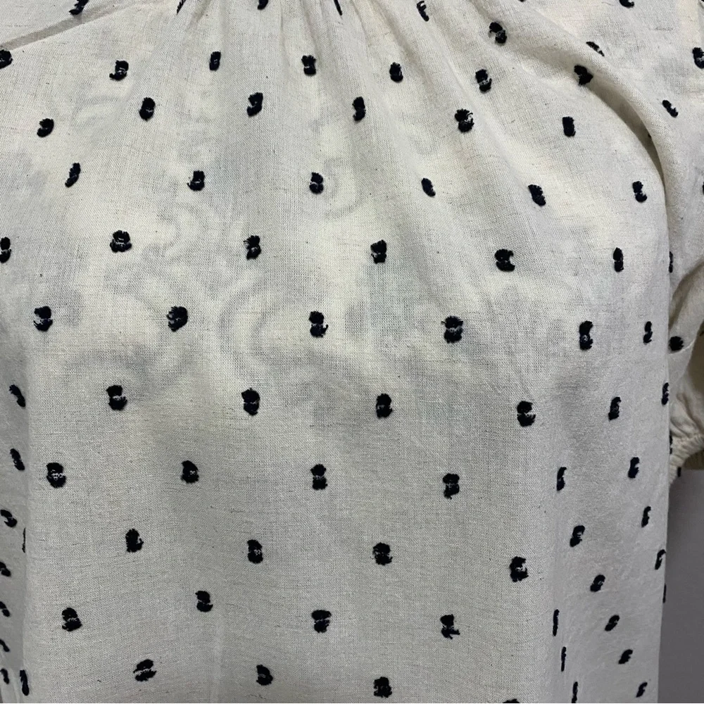 Madewell Women’s Puff Sleeve Blouse Top Sz-Small
